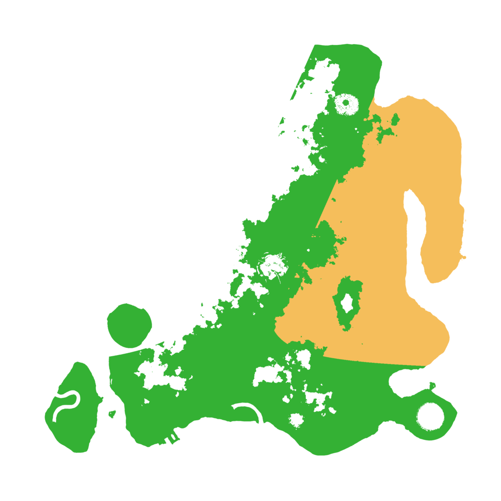 Biome Rust Map: Procedural Map, Size: 3250, Seed: 193286175