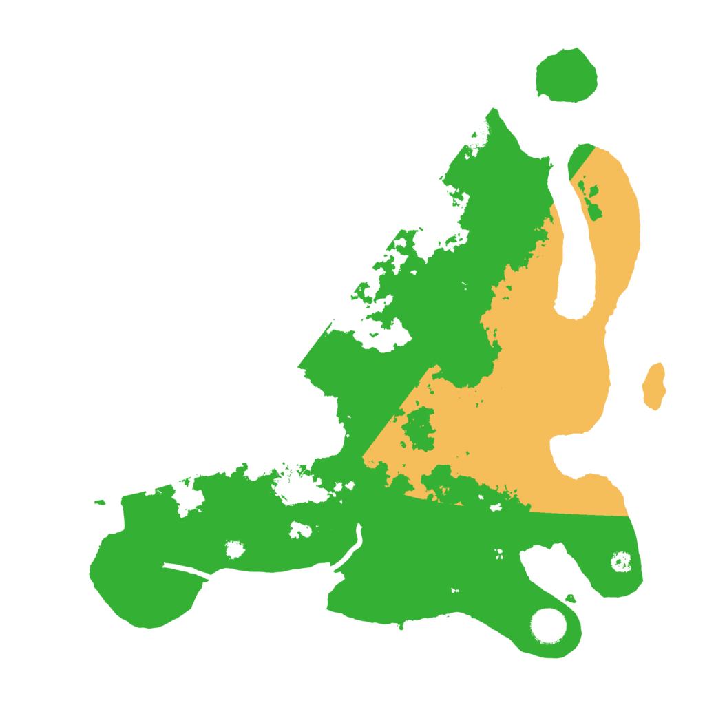 Biome Rust Map: Procedural Map, Size: 3500, Seed: 1514495434