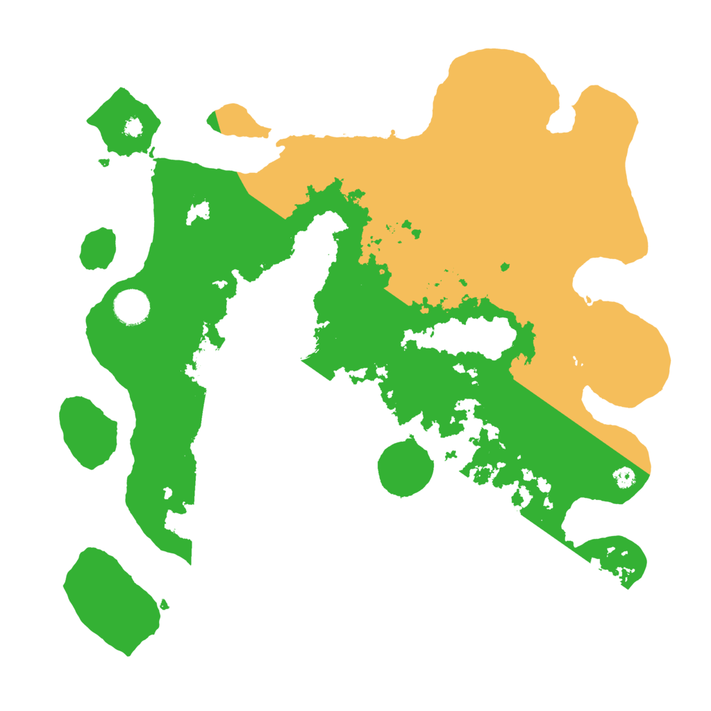 Biome Rust Map: Procedural Map, Size: 3500, Seed: 2049860447