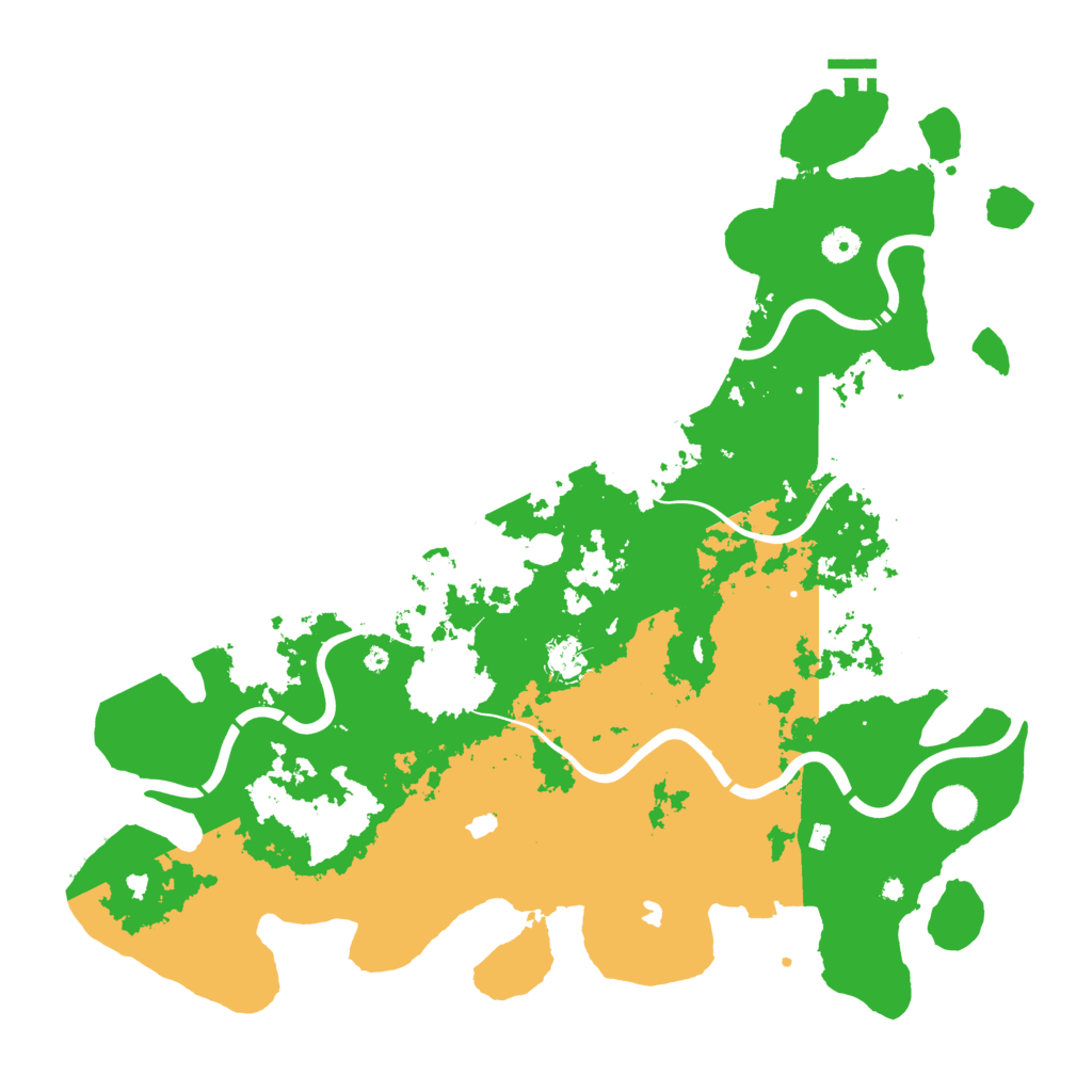 Biome Rust Map: Procedural Map, Size: 4500, Seed: 1016119130