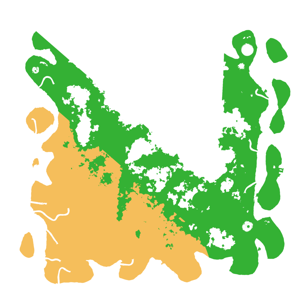 Biome Rust Map: Procedural Map, Size: 4500, Seed: 463986713