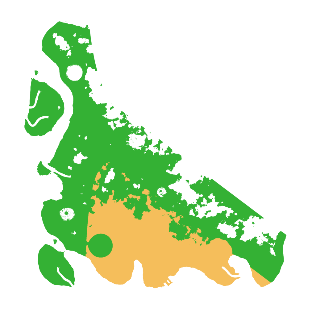 Biome Rust Map: Procedural Map, Size: 3500, Seed: 46818487