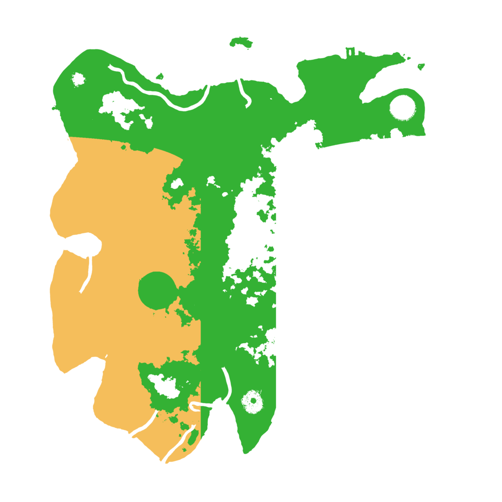 Biome Rust Map: Procedural Map, Size: 3500, Seed: 3141592