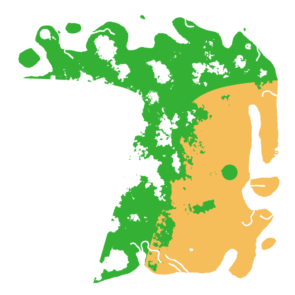 Biome Rust Map: Procedural Map, Size: 5000, Seed: 524864548