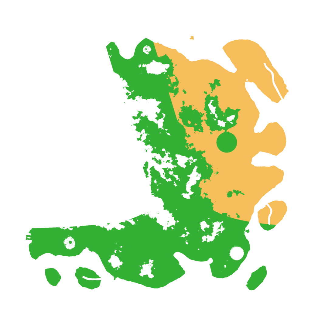 Biome Rust Map: Procedural Map, Size: 4000, Seed: 25310383