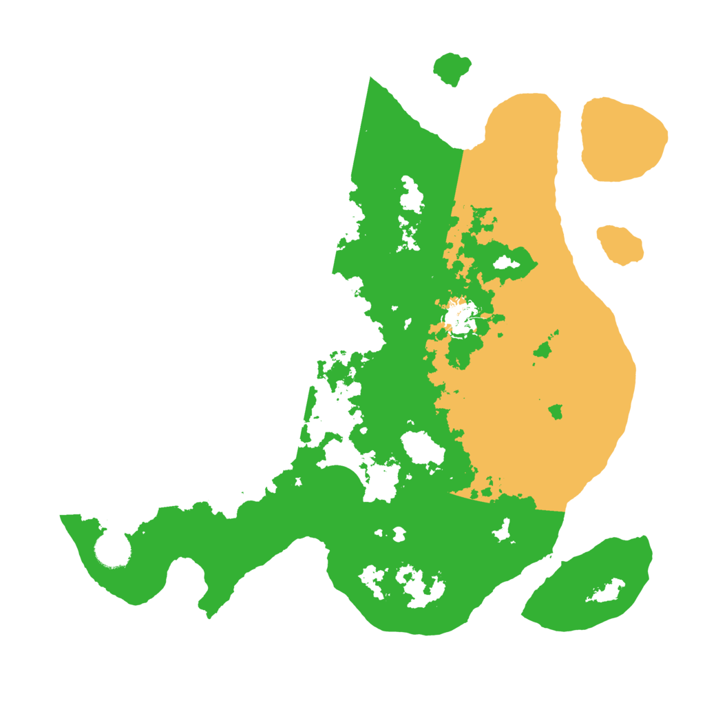 Biome Rust Map: Barren, Size: 3500, Seed: 1088106189