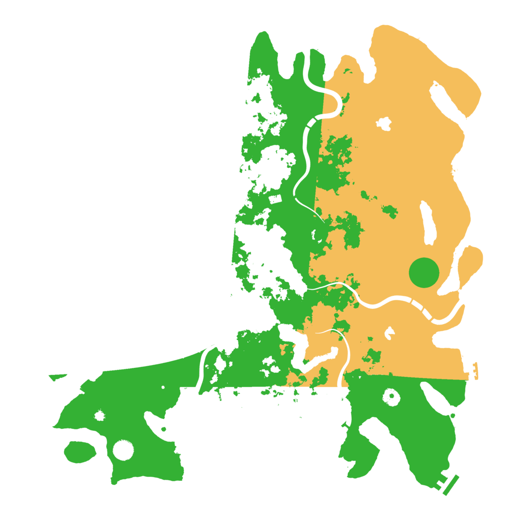 Biome Rust Map: Procedural Map, Size: 4500, Seed: 1151944153