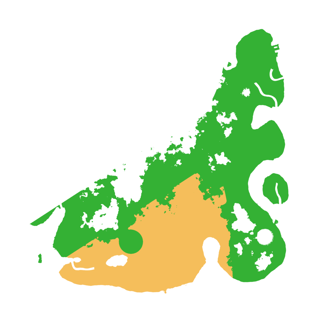 Biome Rust Map: Procedural Map, Size: 3500, Seed: 1891809026