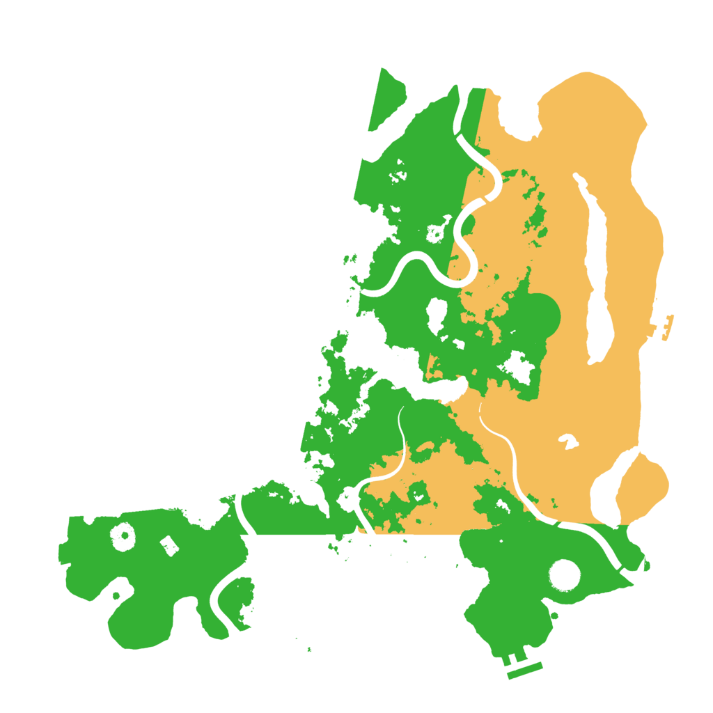 Biome Rust Map: Procedural Map, Size: 4000, Seed: 1331448202