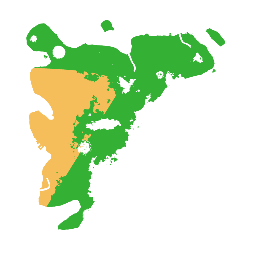 Biome Rust Map: Procedural Map, Size: 3500, Seed: 1945543885