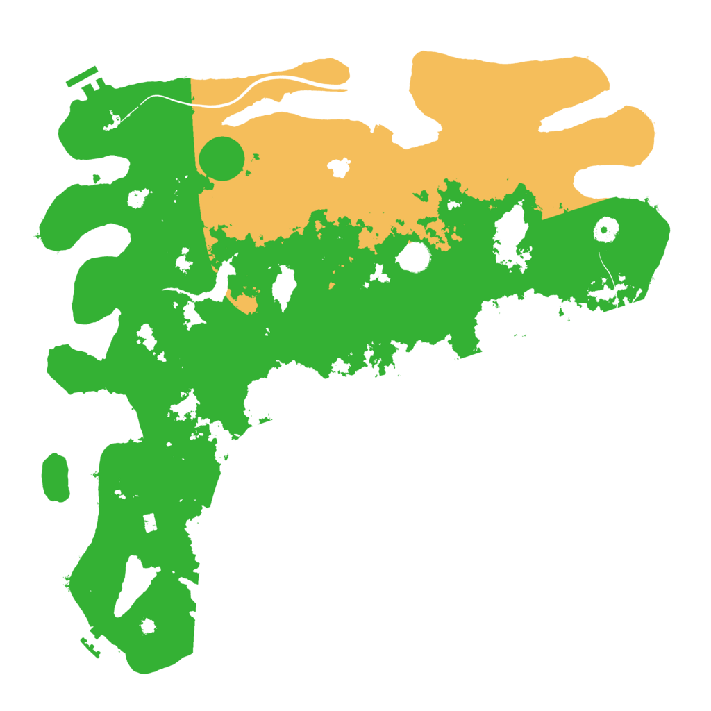 Biome Rust Map: Procedural Map, Size: 4250, Seed: 840903895