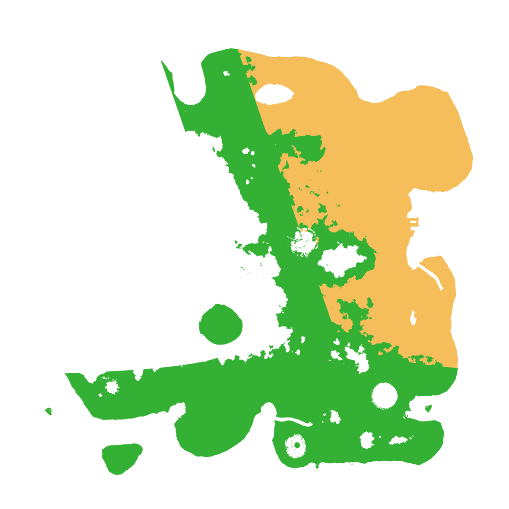 Biome Rust Map: Procedural Map, Size: 3500, Seed: 2303