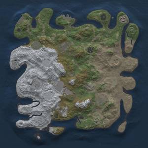 Thumbnail Rust Map: Procedural Map, Size: 3750, Seed: 5911284, 18 Monuments