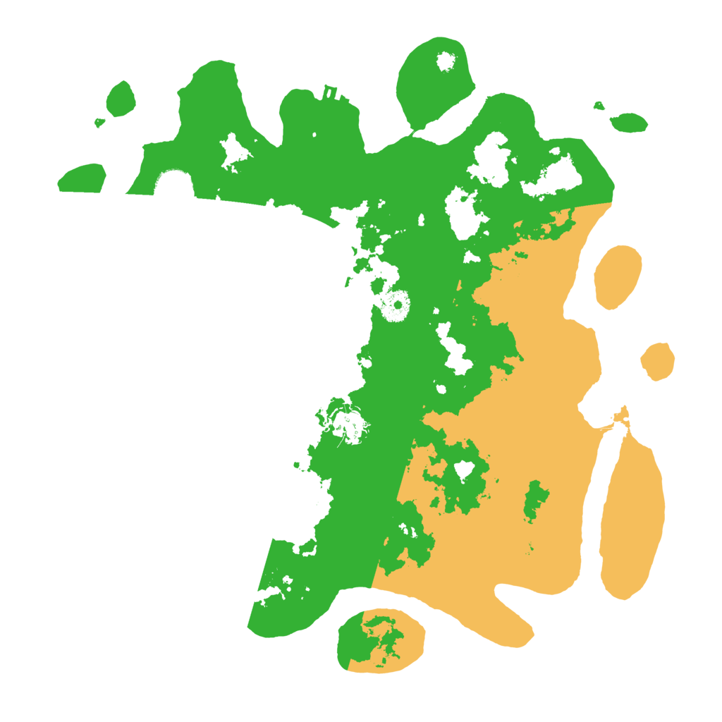 Biome Rust Map: Procedural Map, Size: 3500, Seed: 829262506