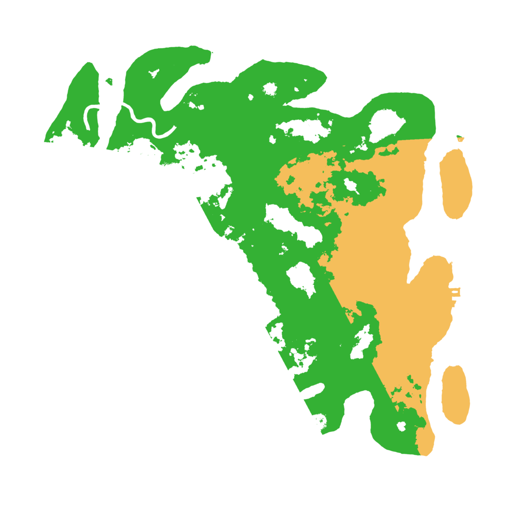 Biome Rust Map: Procedural Map, Size: 3500, Seed: 972142589