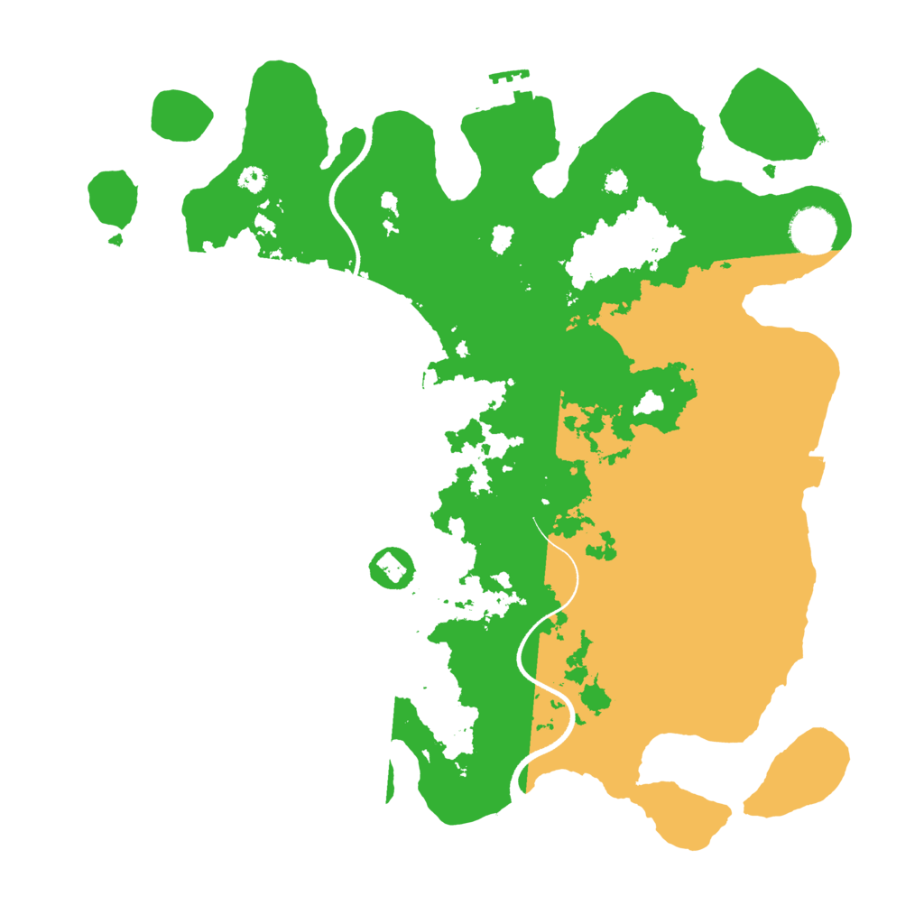 Biome Rust Map: Procedural Map, Size: 3500, Seed: 1456352393