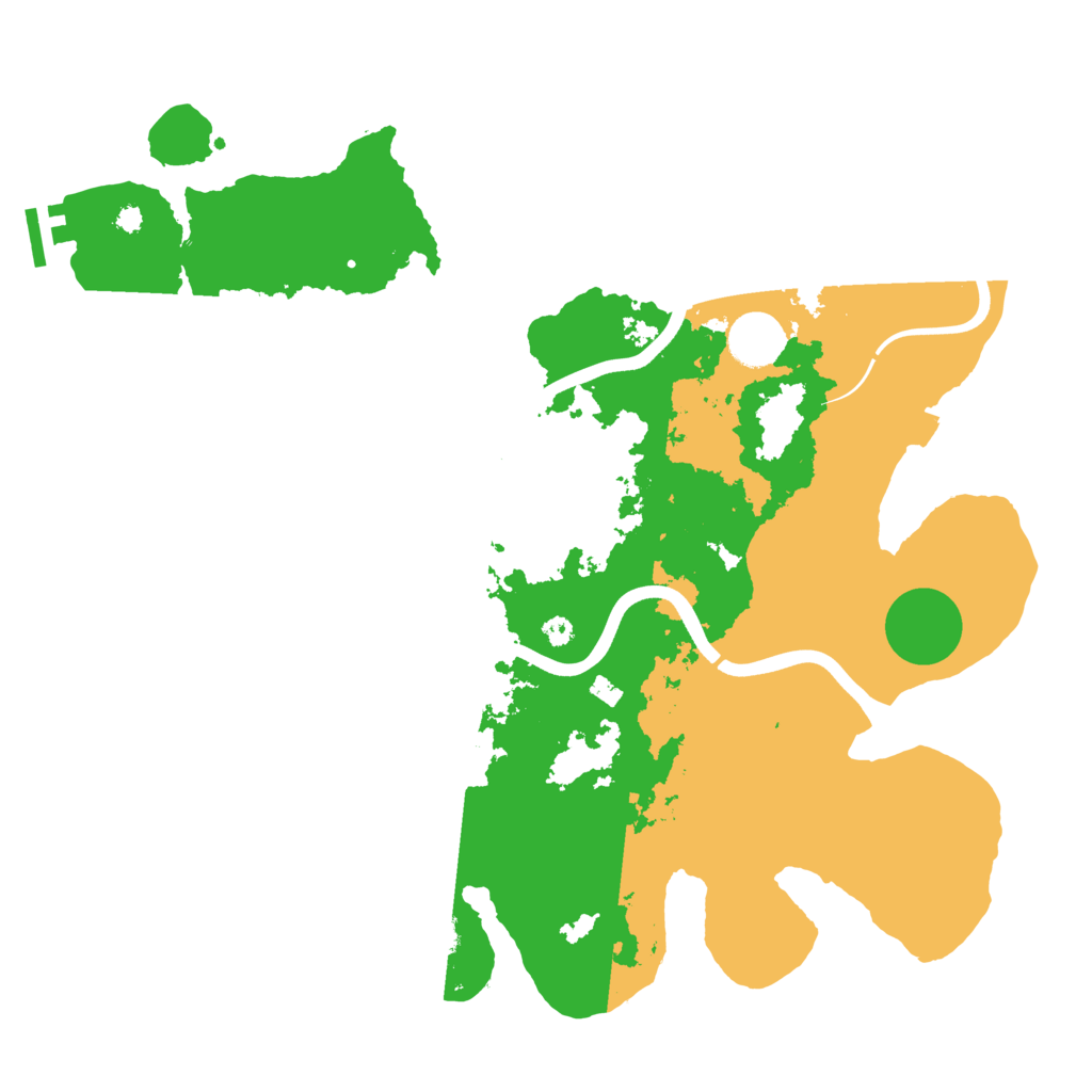 Biome Rust Map: Procedural Map, Size: 3750, Seed: 109932057