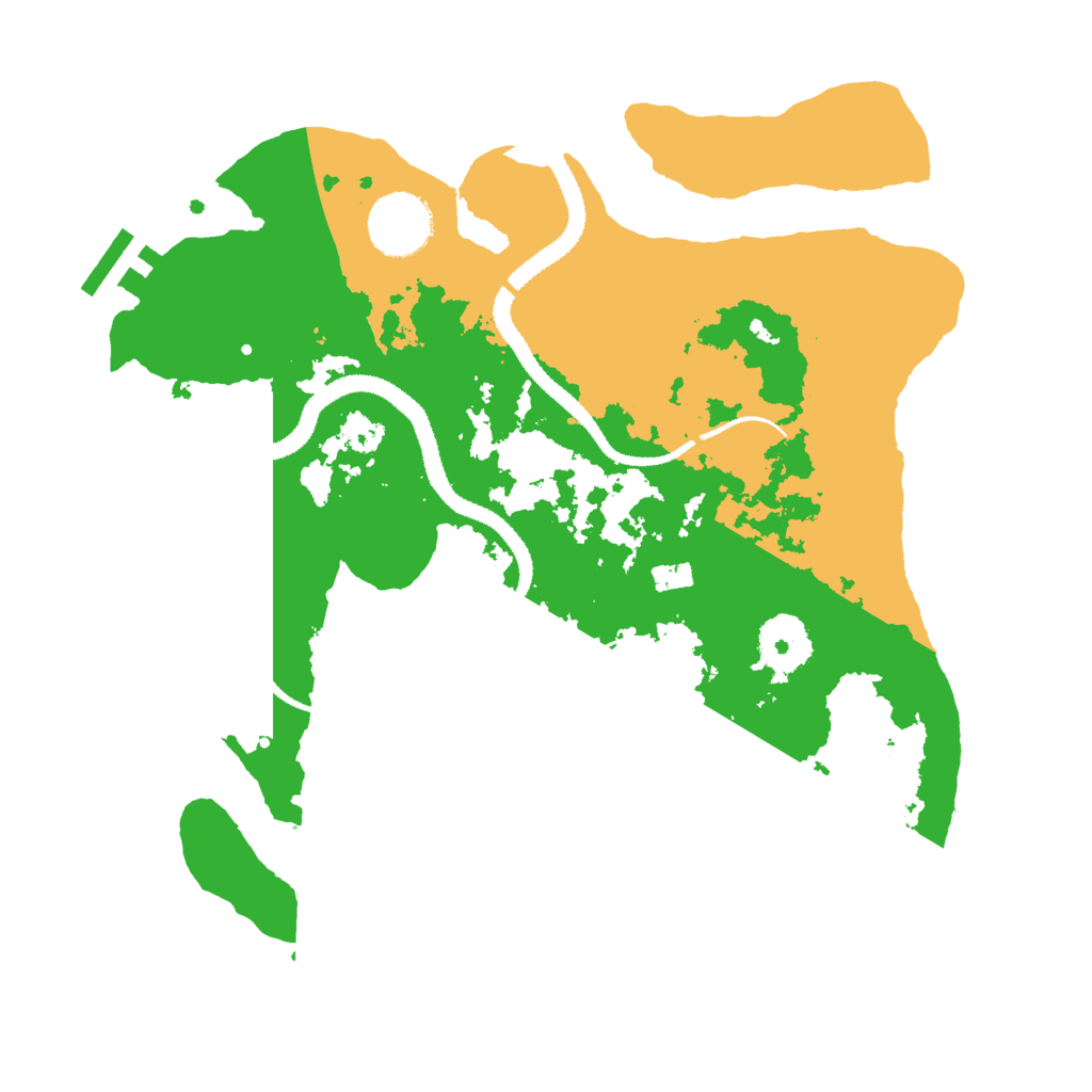Biome Rust Map: Procedural Map, Size: 3000, Seed: 1974495041