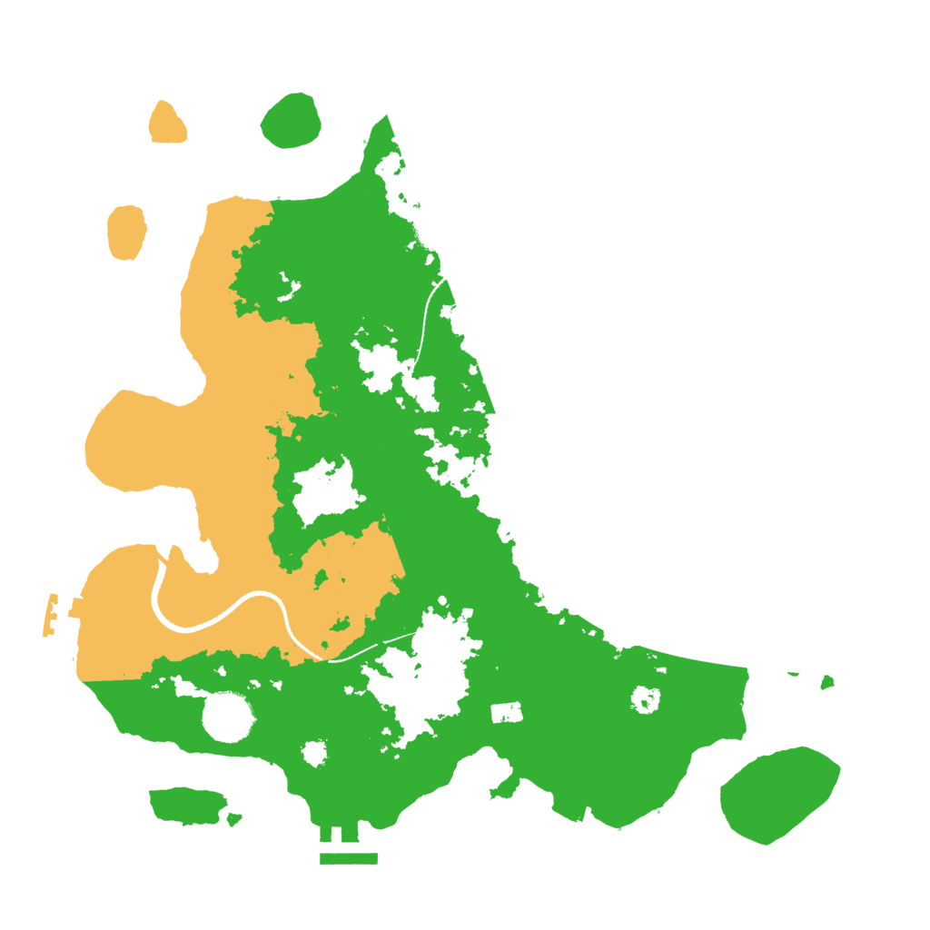Biome Rust Map: Procedural Map, Size: 3250, Seed: 696189526