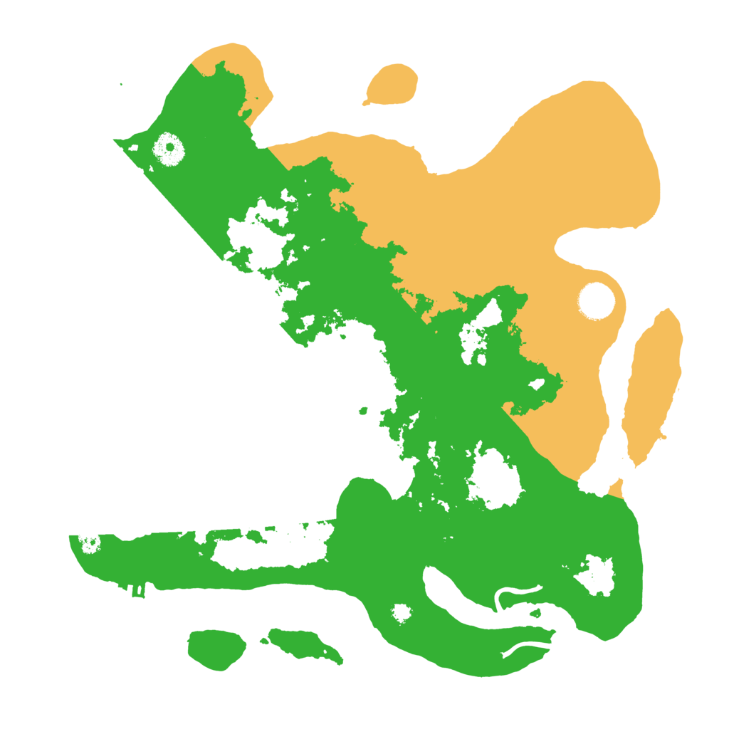 Biome Rust Map: Procedural Map, Size: 3500, Seed: 2116887575