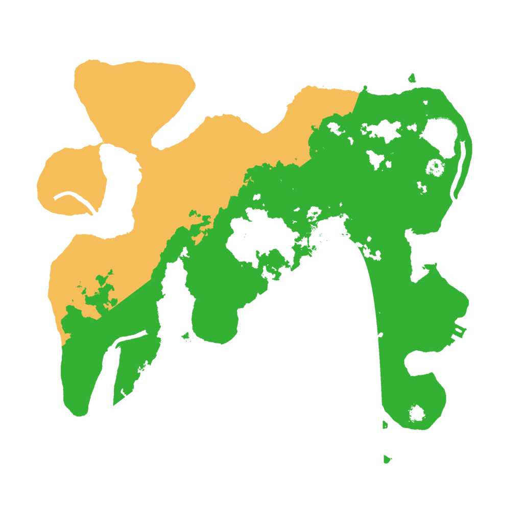 Biome Rust Map: Procedural Map, Size: 3000, Seed: 73215489