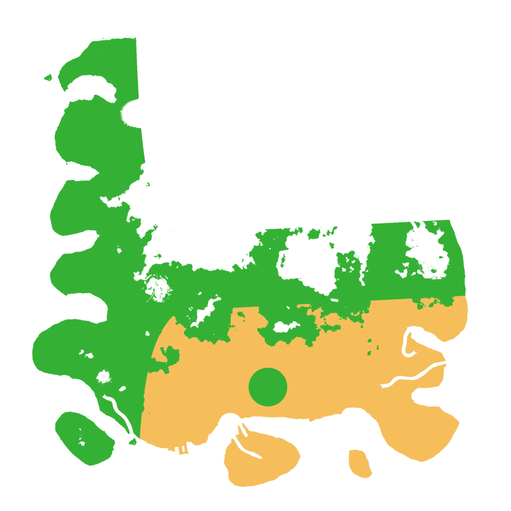 Biome Rust Map: Procedural Map, Size: 3500, Seed: 1600043488