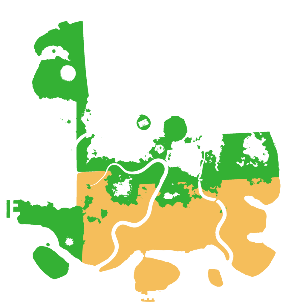 Biome Rust Map: Procedural Map, Size: 3500, Seed: 1600043488