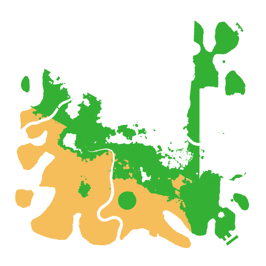 Biome Rust Map: Procedural Map, Size: 3850, Seed: 6248157