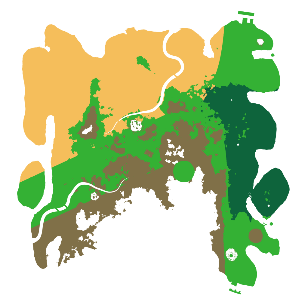 Biome Rust Map: Procedural Map, Size: 3850, Seed: 1778562