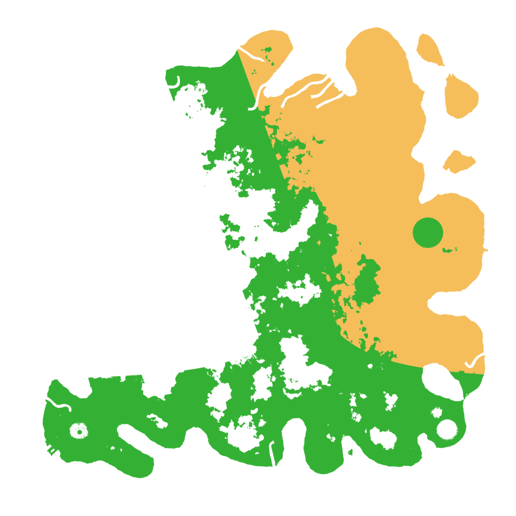 Biome Rust Map: Procedural Map, Size: 4500, Seed: 12752811