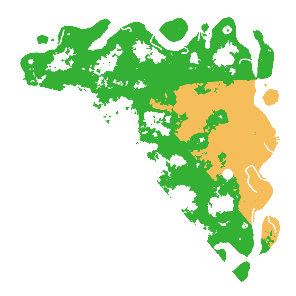 Biome Rust Map: Procedural Map, Size: 5000, Seed: 1937556701