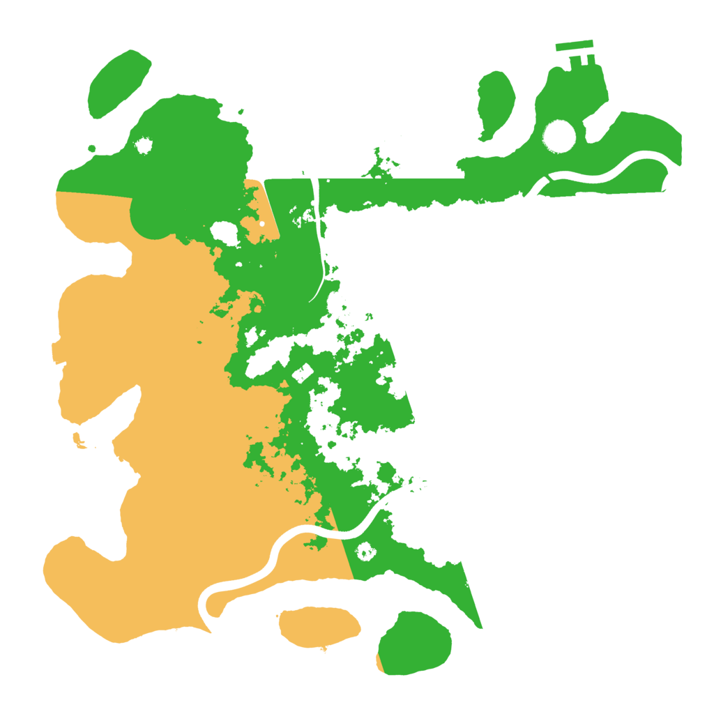 Biome Rust Map: Procedural Map, Size: 3850, Seed: 9890817
