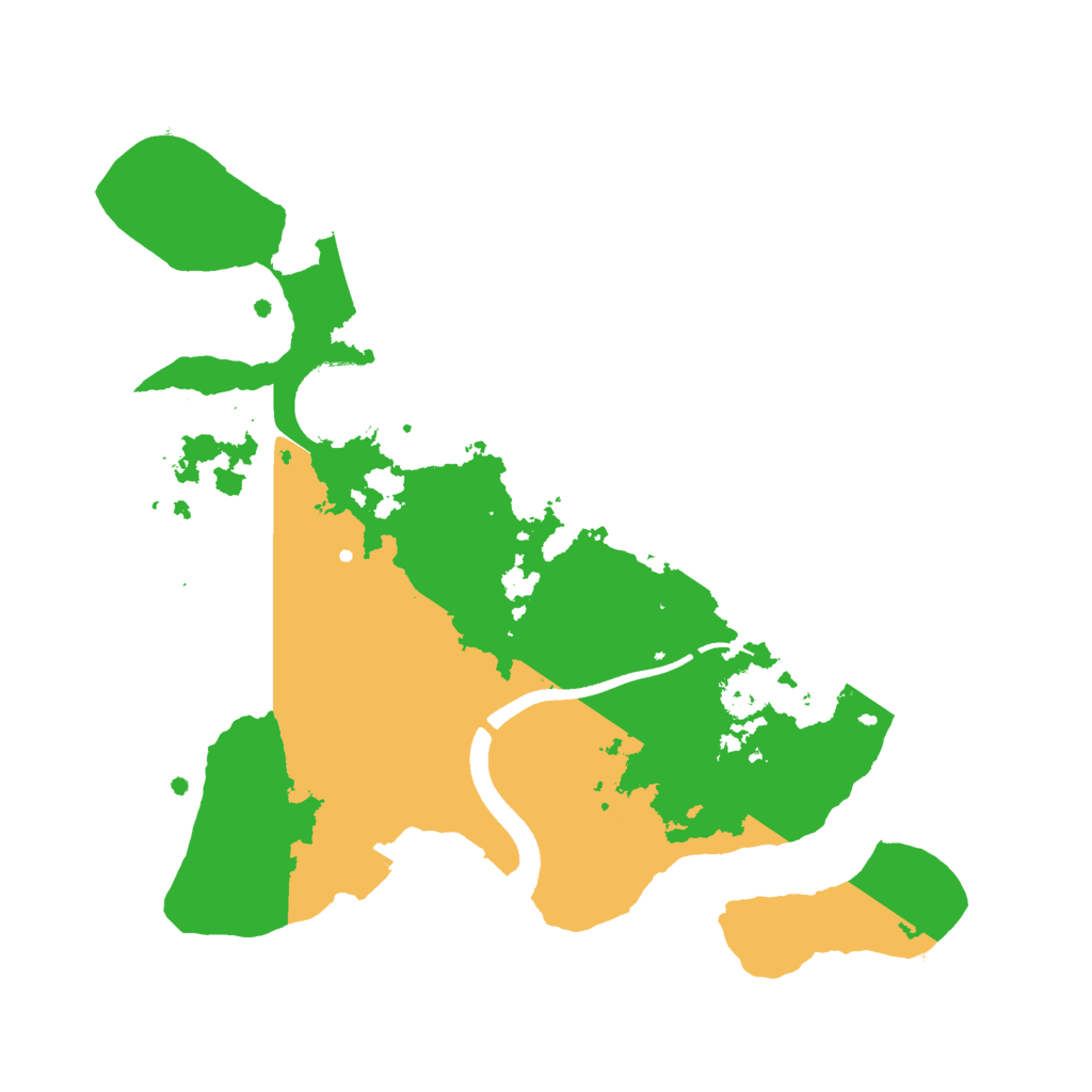Biome Rust Map: Procedural Map, Size: 2500, Seed: 322858719
