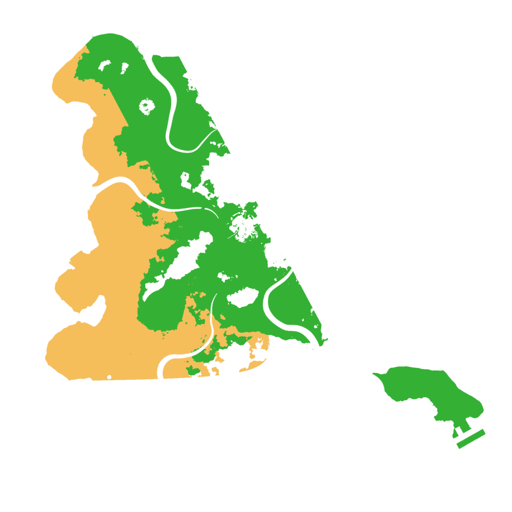 Biome Rust Map: Procedural Map, Size: 3400, Seed: 1267611399