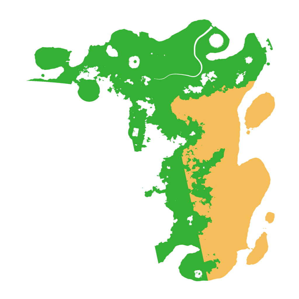 Biome Rust Map: Procedural Map, Size: 3800, Seed: 571236