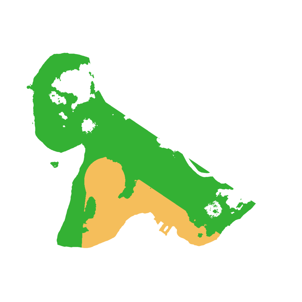 Biome Rust Map: Procedural Map, Size: 2000, Seed: 322858719