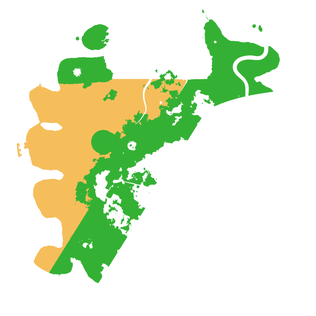 Biome Rust Map: Procedural Map, Size: 3500, Seed: 1935072619