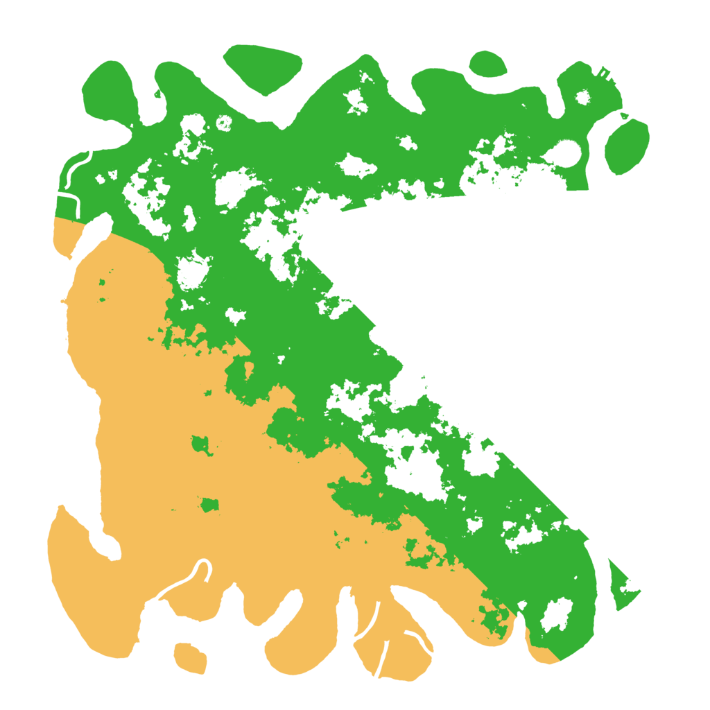 Biome Rust Map: Procedural Map, Size: 4500, Seed: 1999215822