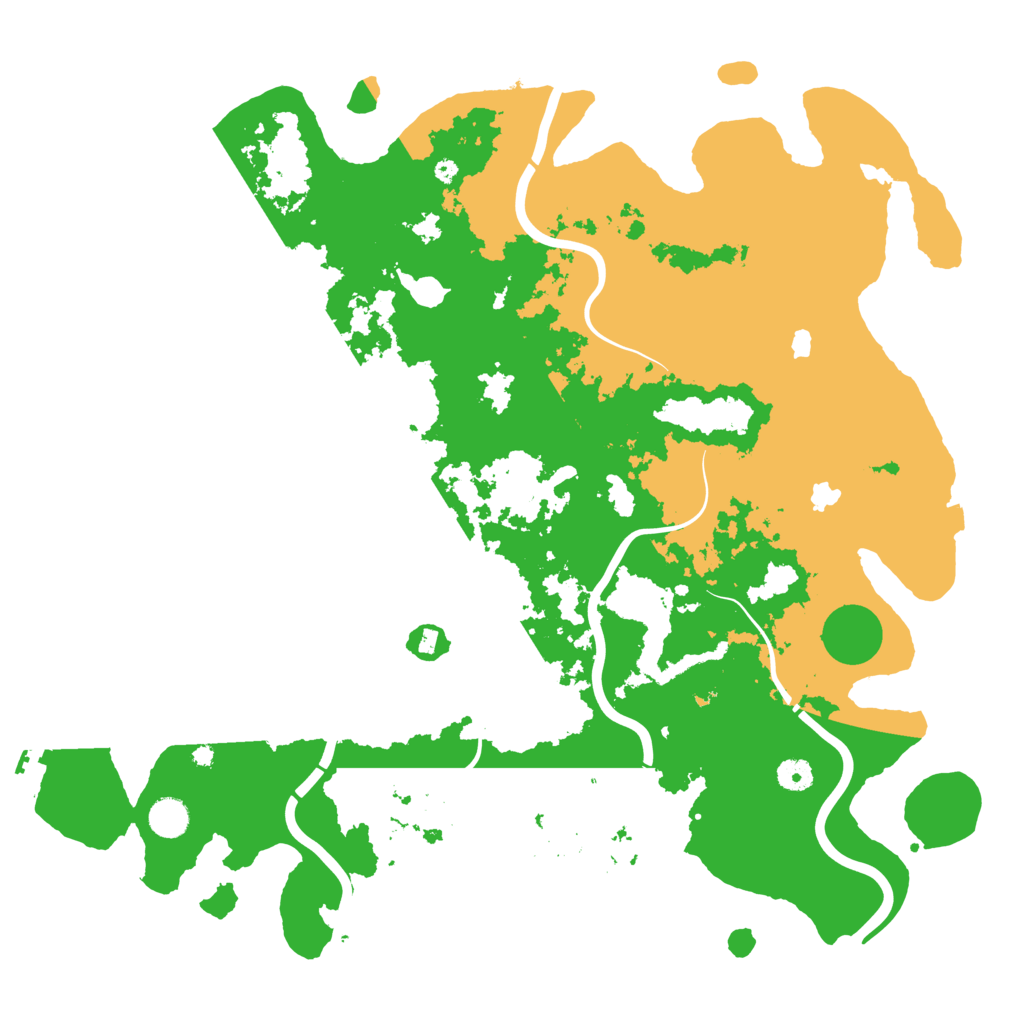 Biome Rust Map: Procedural Map, Size: 4500, Seed: 1916056420