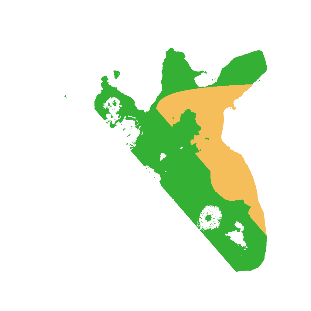 Biome Rust Map: Procedural Map, Size: 2000, Seed: 189