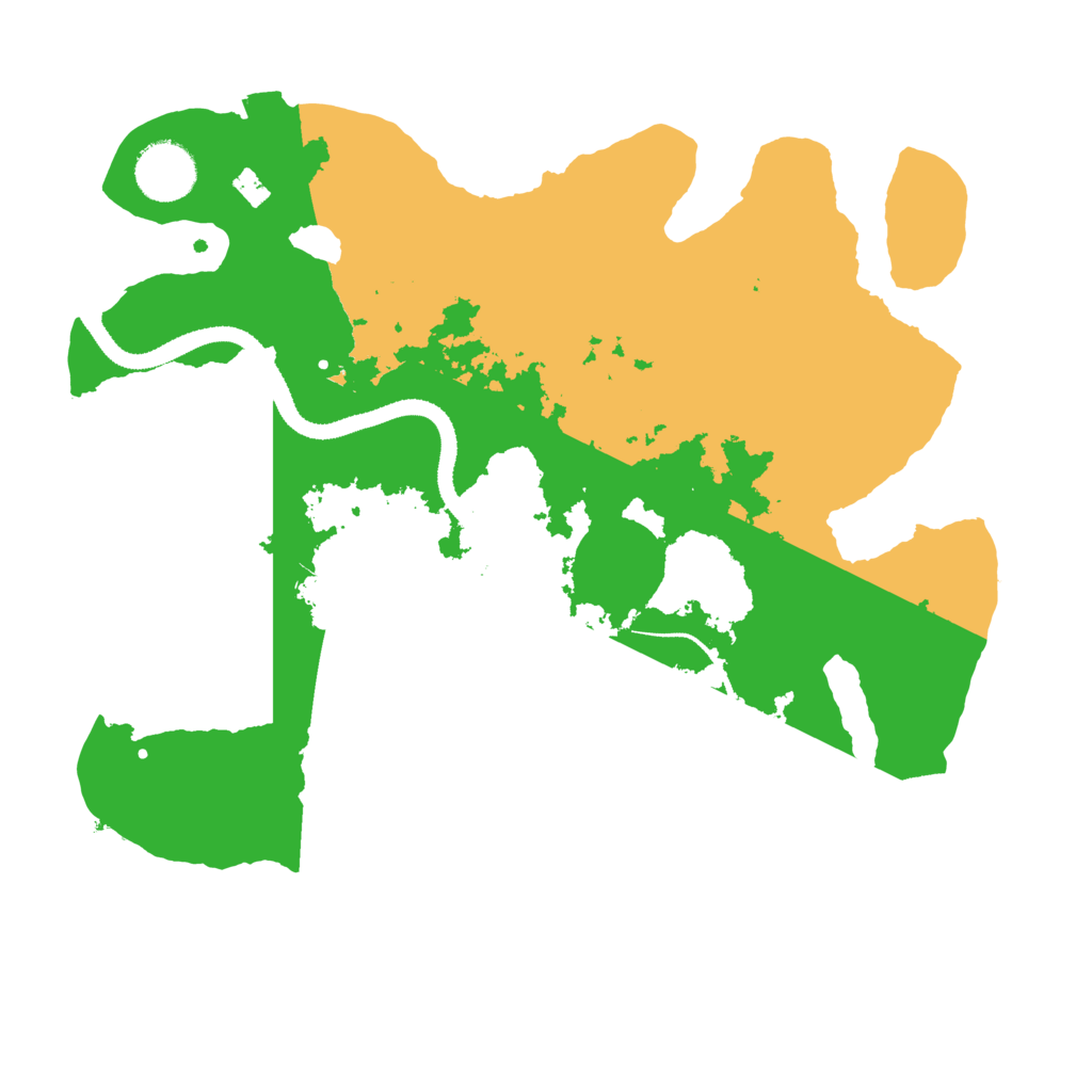 Biome Rust Map: Procedural Map, Size: 3200, Seed: 1966368579