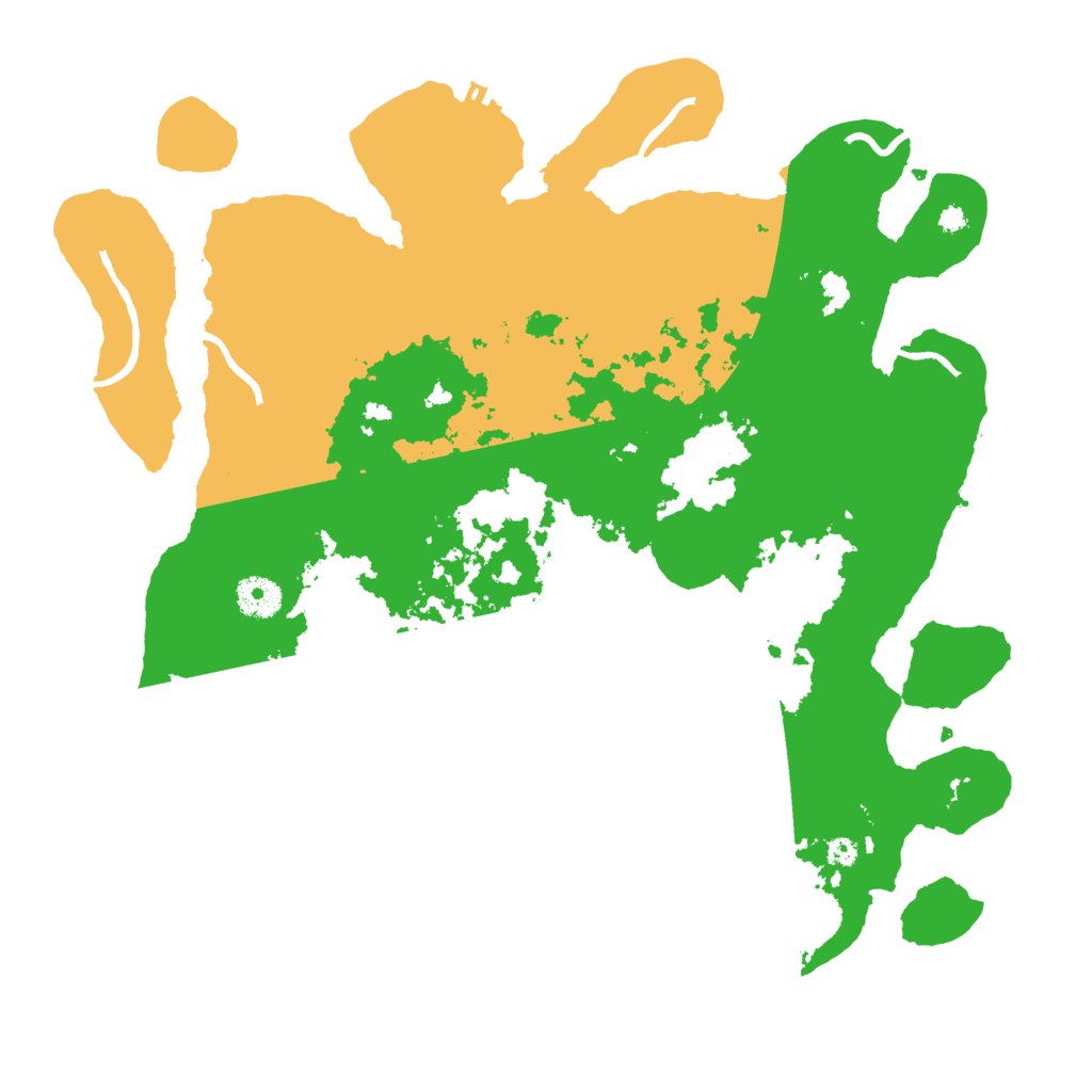 Biome Rust Map: Procedural Map, Size: 3750, Seed: 1001