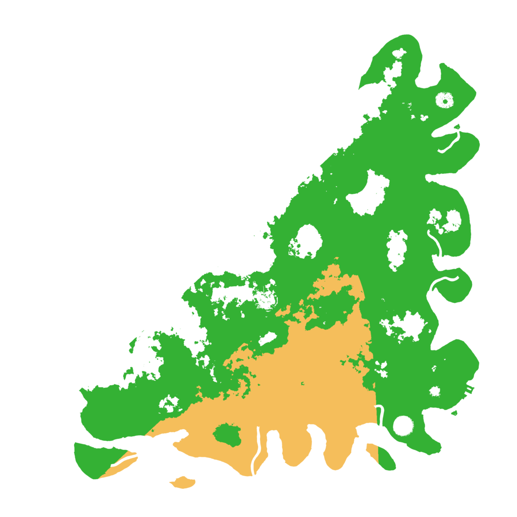Biome Rust Map: Procedural Map, Size: 4500, Seed: 1078945454