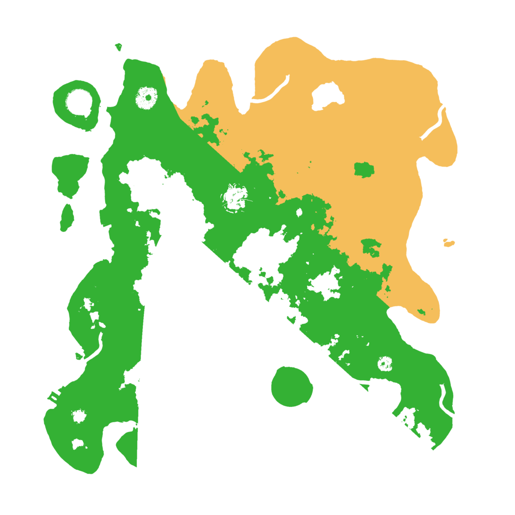 Biome Rust Map: Procedural Map, Size: 3500, Seed: 254523