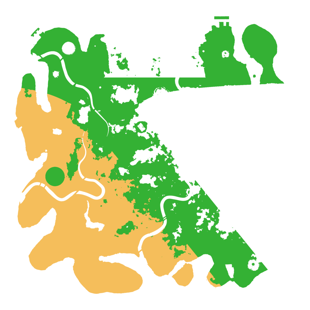 Biome Rust Map: Procedural Map, Size: 4250, Seed: 921403350