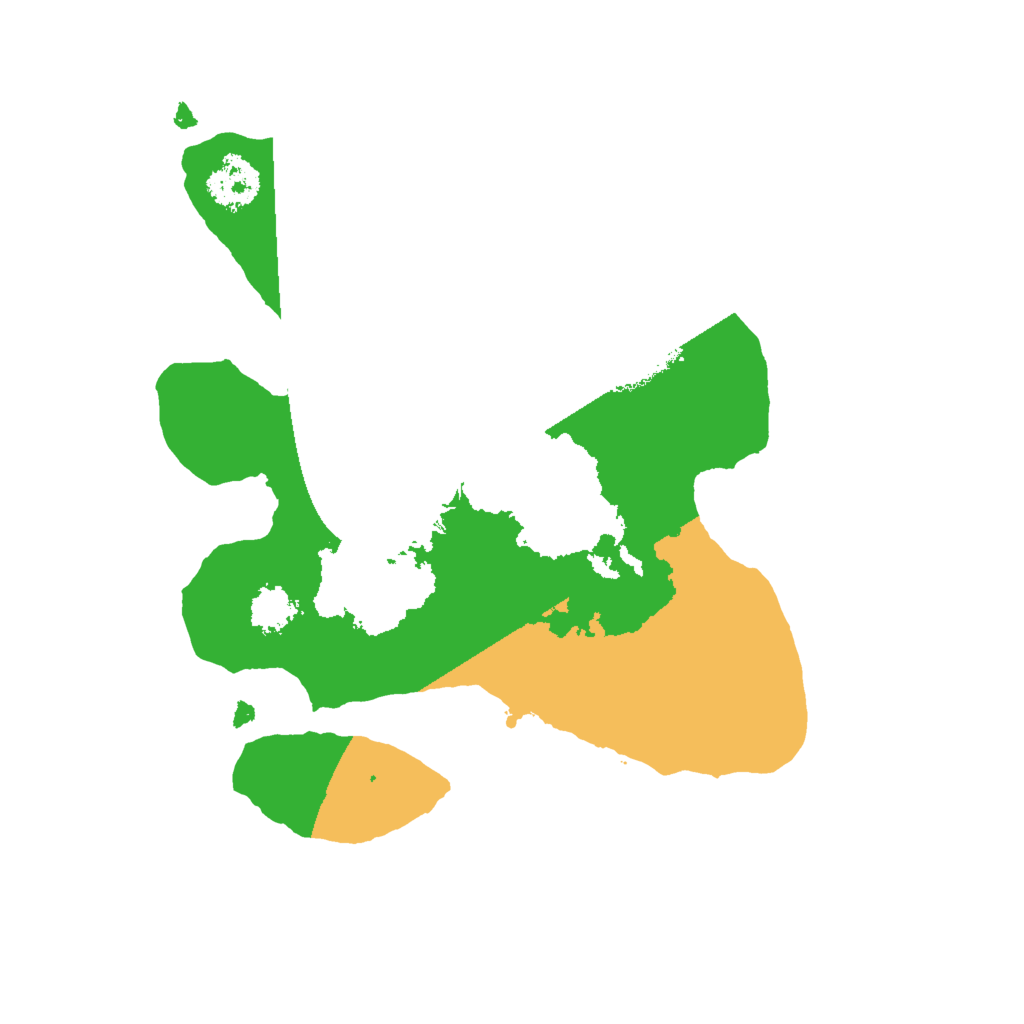 Biome Rust Map: Procedural Map, Size: 2048, Seed: 115390315