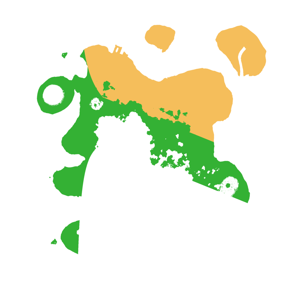 Biome Rust Map: Procedural Map, Size: 2500, Seed: 1486264300