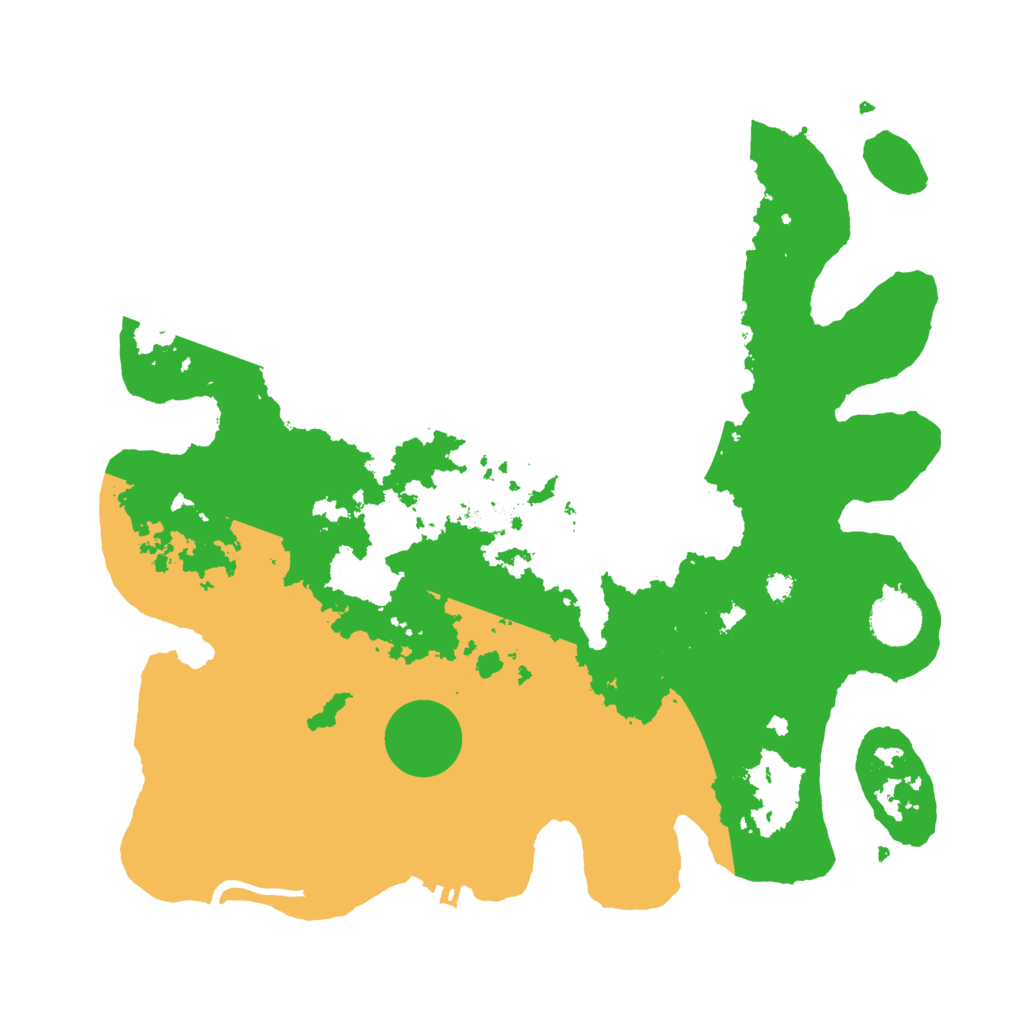 Biome Rust Map: Procedural Map, Size: 3500, Seed: 933037630