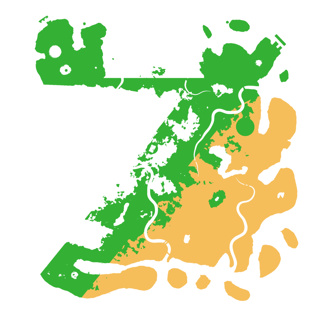 Biome Rust Map: Procedural Map, Size: 4500, Seed: 578086472