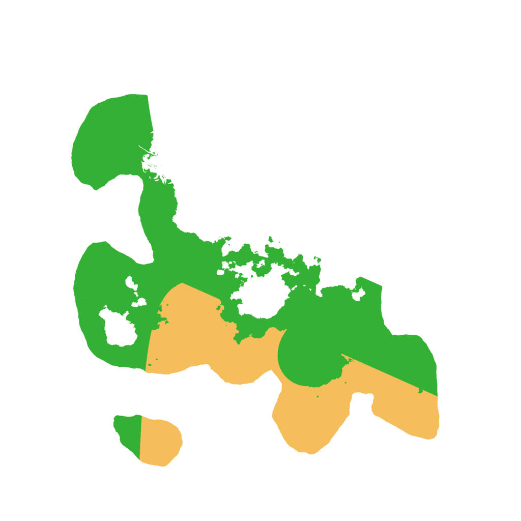 Biome Rust Map: Barren, Size: 2300, Seed: 2057